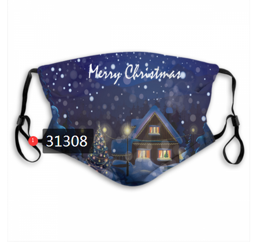 2020 Merry Christmas Dust mask with filter 115